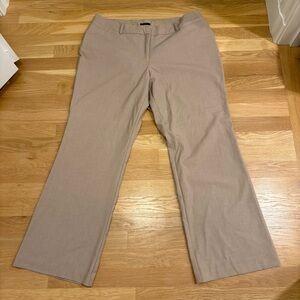 Worthington Tan Trousers Curvy Fit Size 16P